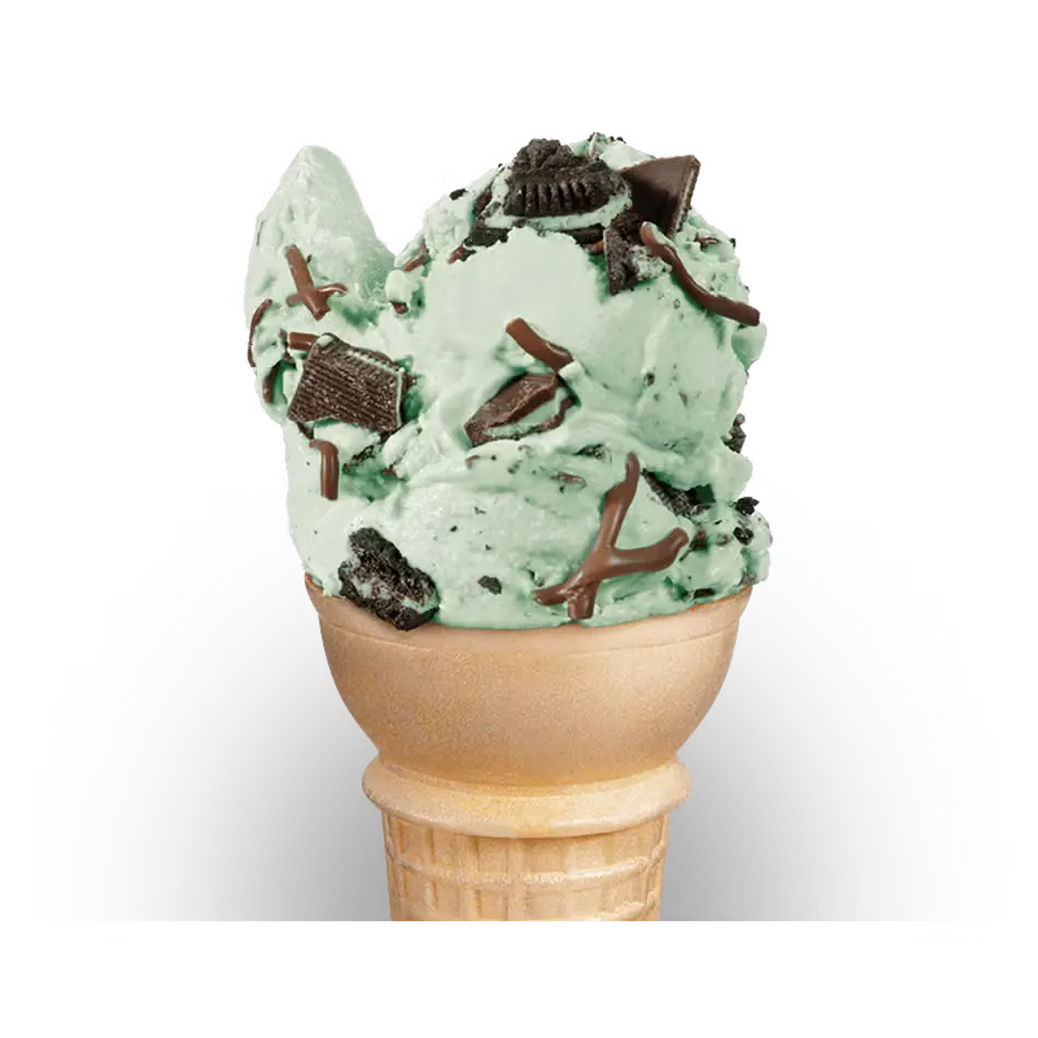 Culver's Mint Explosion frozen custard