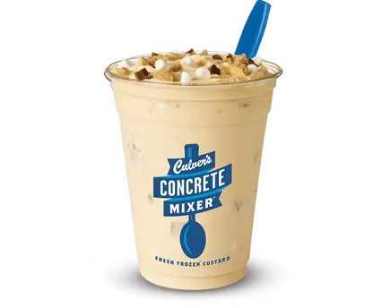 Culver's Pumpkin S'mores Concrete Mixer
