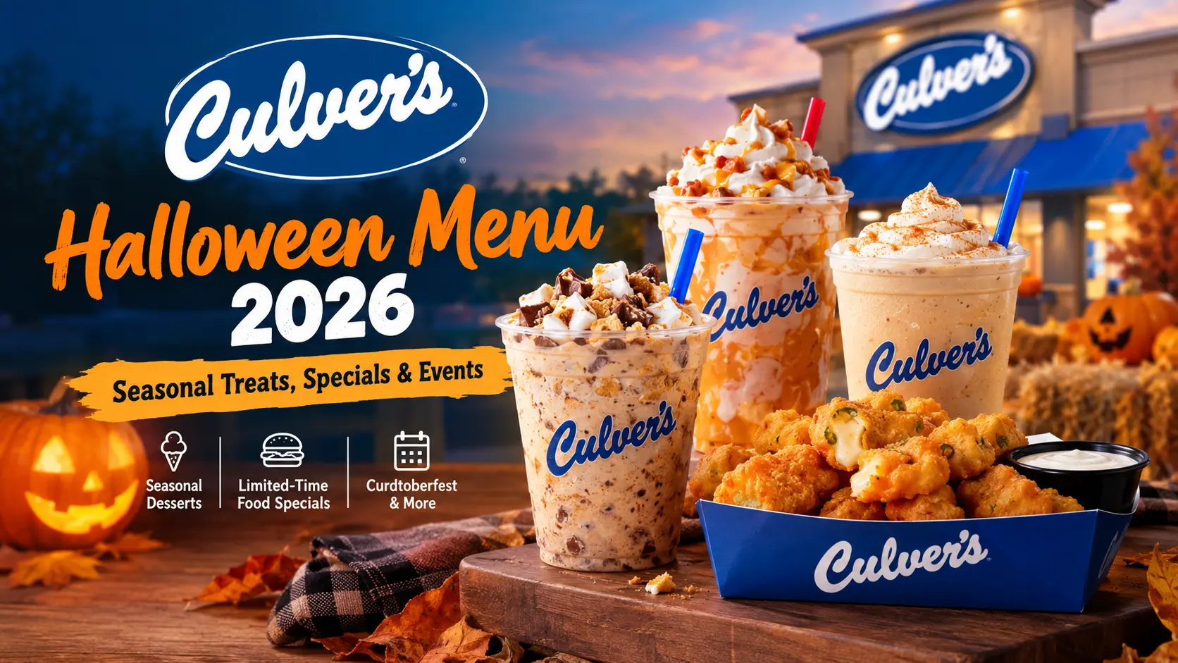 Culver’s Halloween Menu